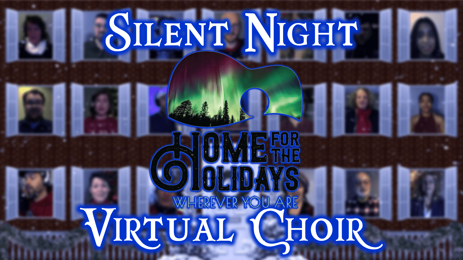 still image of Silent Night virtual choir from Northern Sky Theater