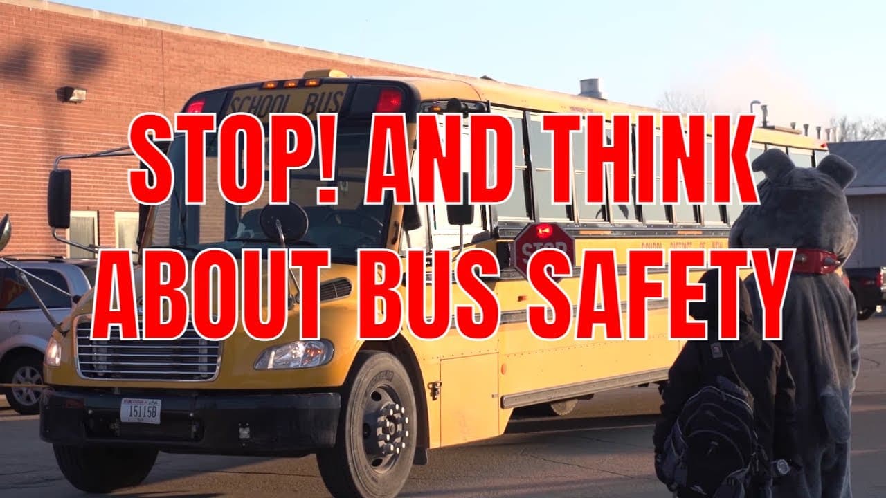 educational video reviewing school bus safety